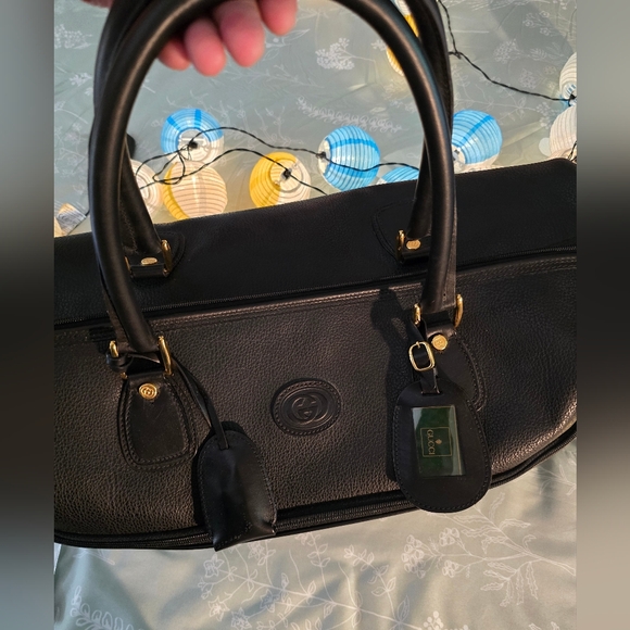 Gucci Handbags - GUCCI  leather Weekender Bag